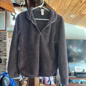 H&M SM Cozy Fleece Quarter-Zip Pullover